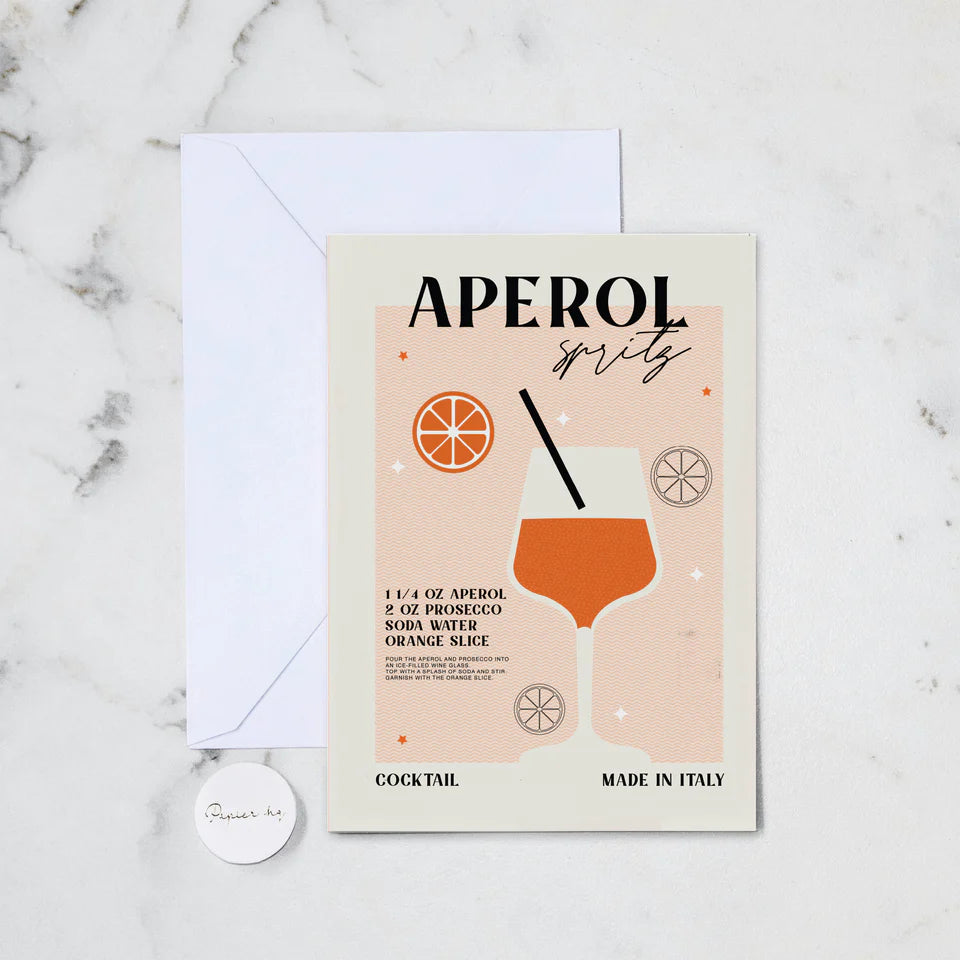 Greeting Card - Aperol