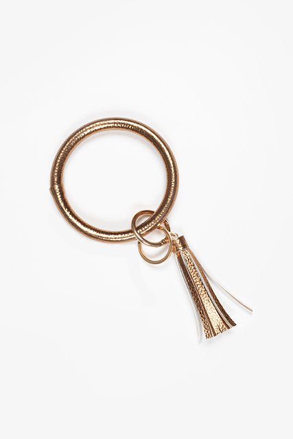 Wristlet Keychain & Tassel | Copper