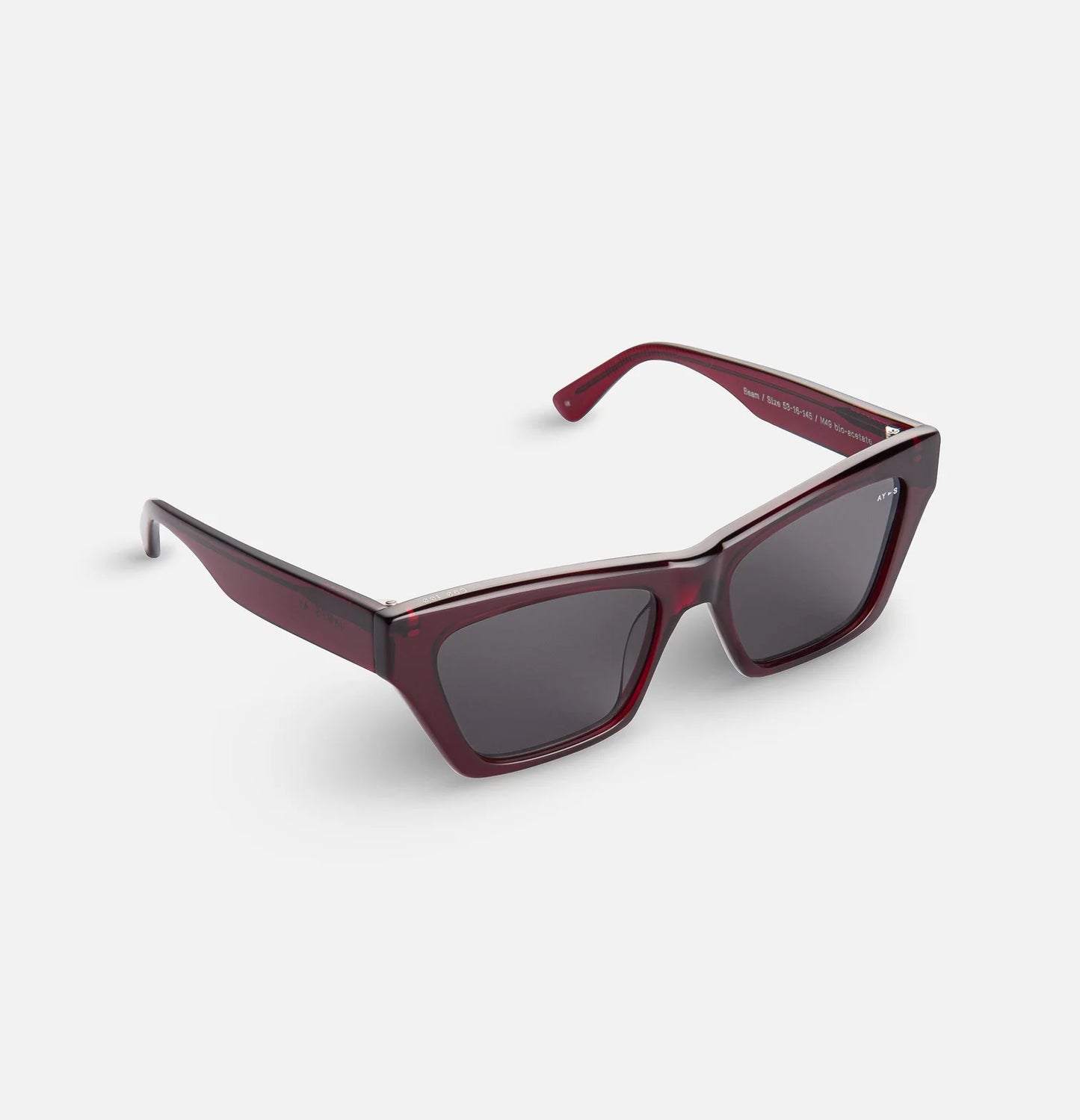 AY - Beam Transparent Burgundy