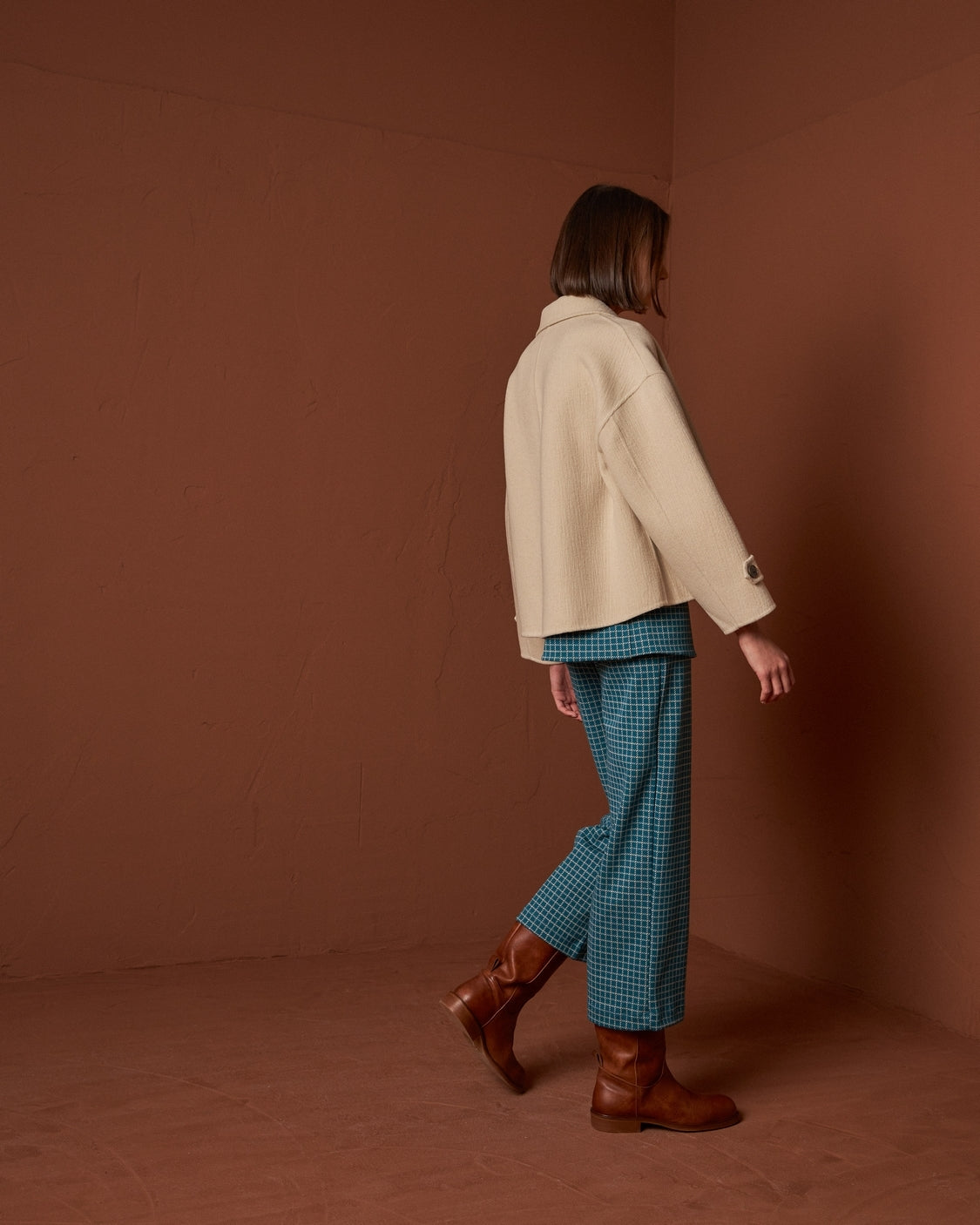 Wool Short Classic Coat
