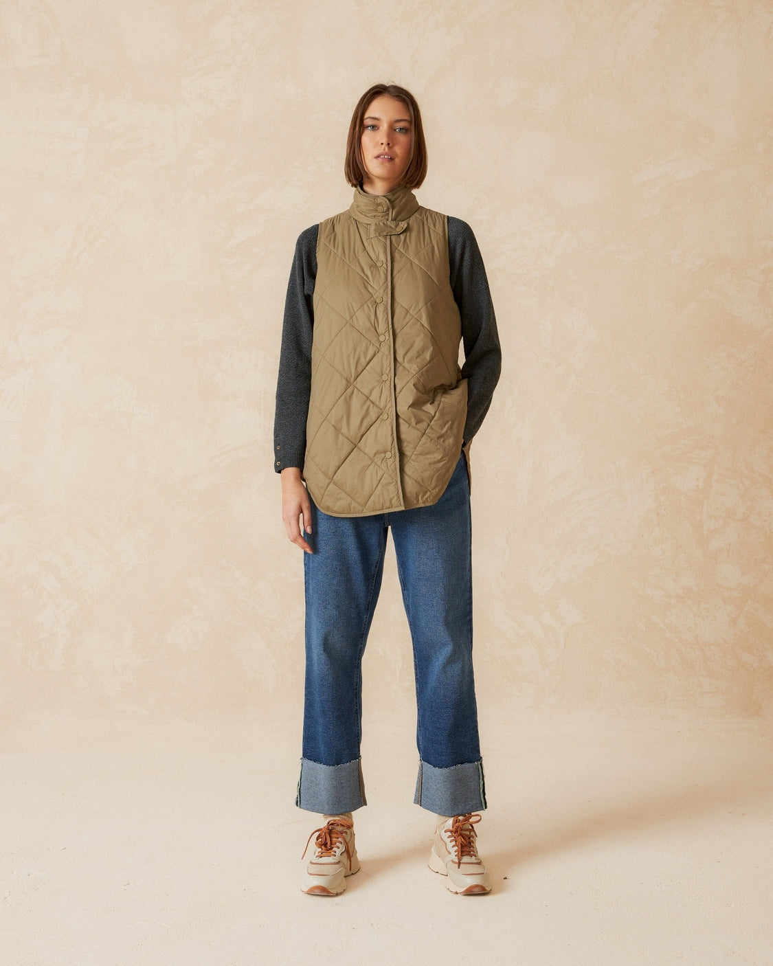Trench Coat with Vest