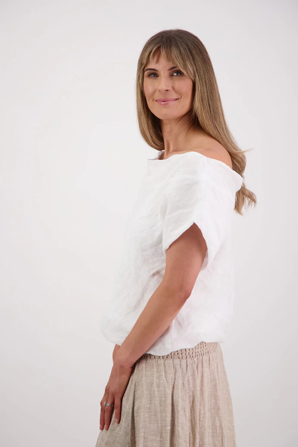 Shelby Linen Top