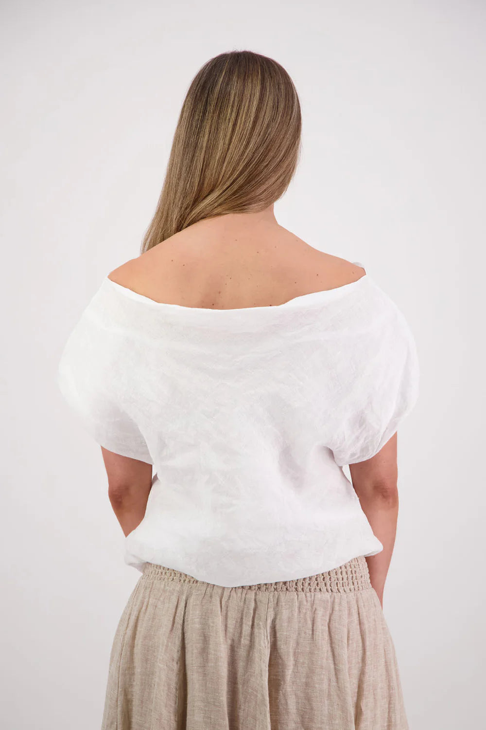 Shelby Linen Top