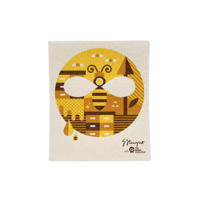 Spruce Swedish Dishcloth - Bee