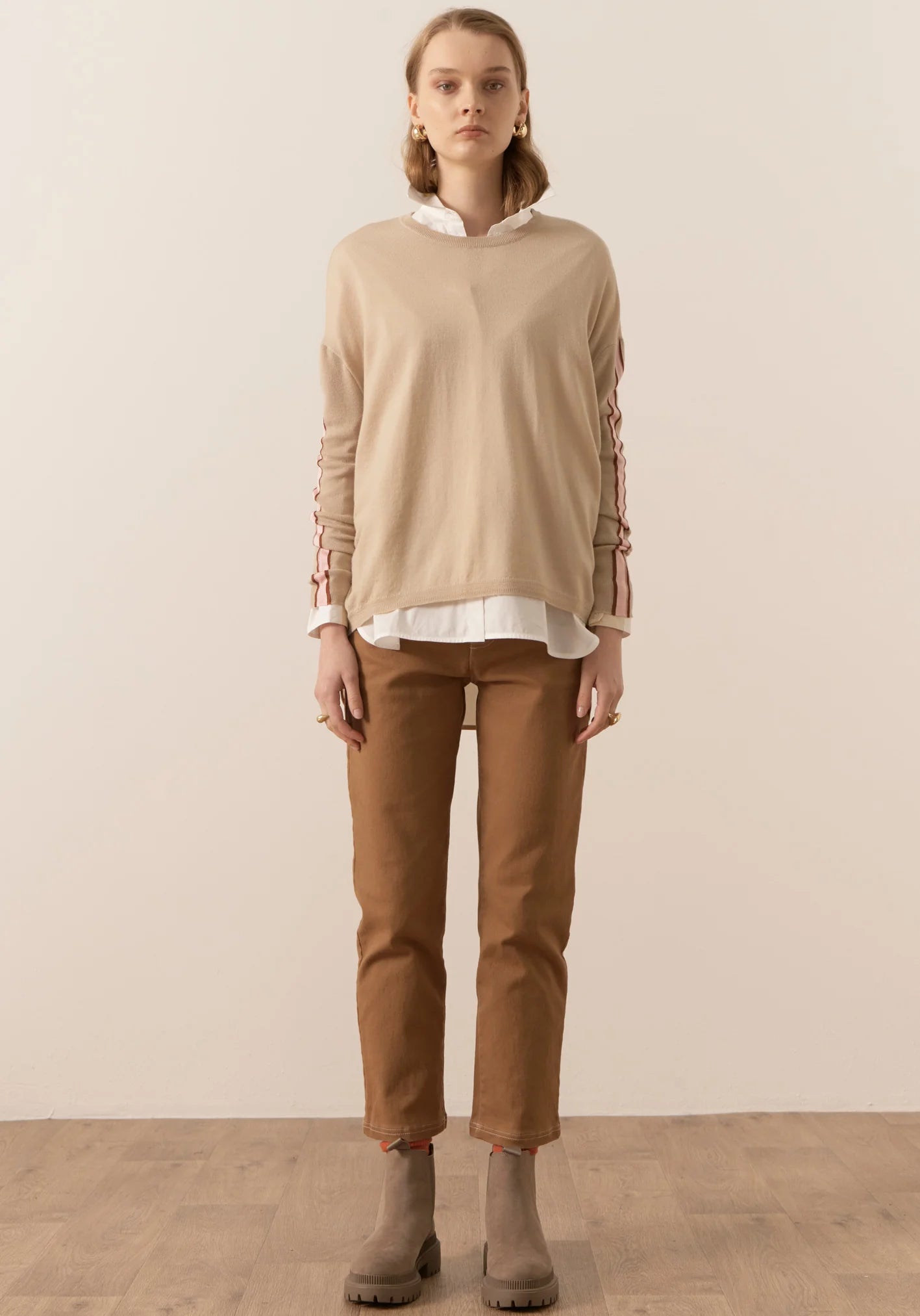 Contrast Drape Knit Decode Queenstown