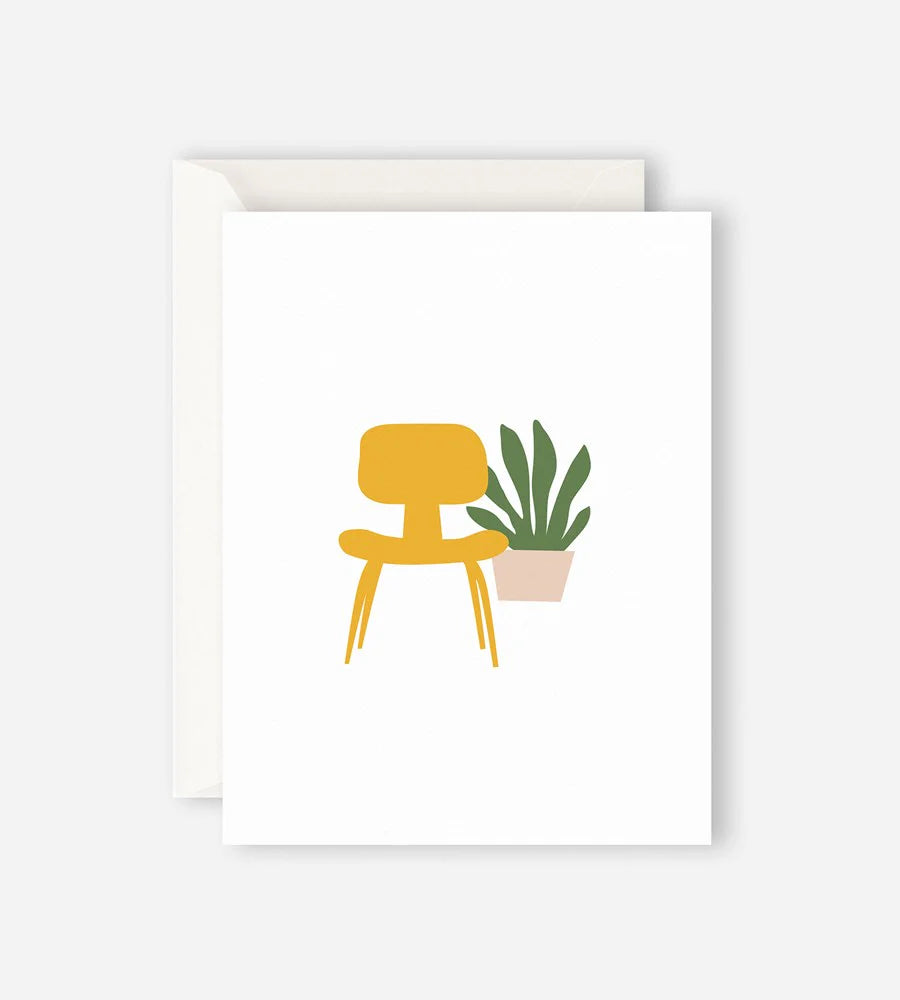 Father Rabbit Stationery | Yellow Chair Card
