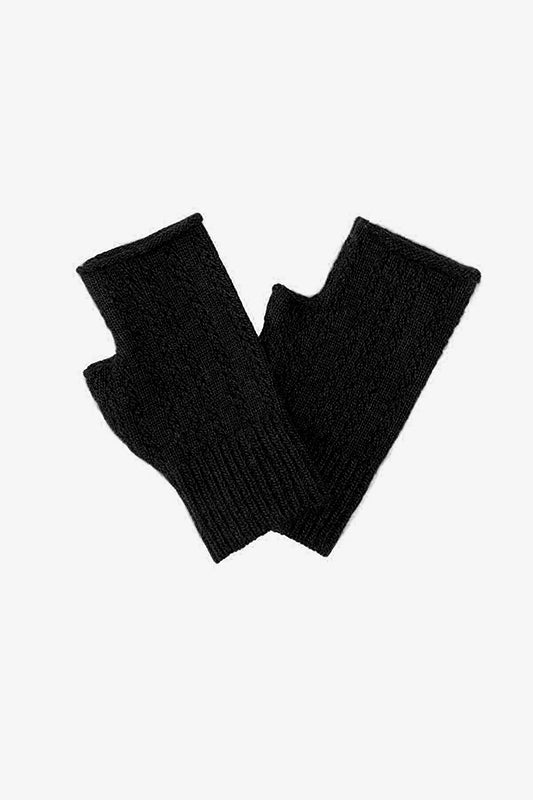 Florence Fingerless Gloves | Black