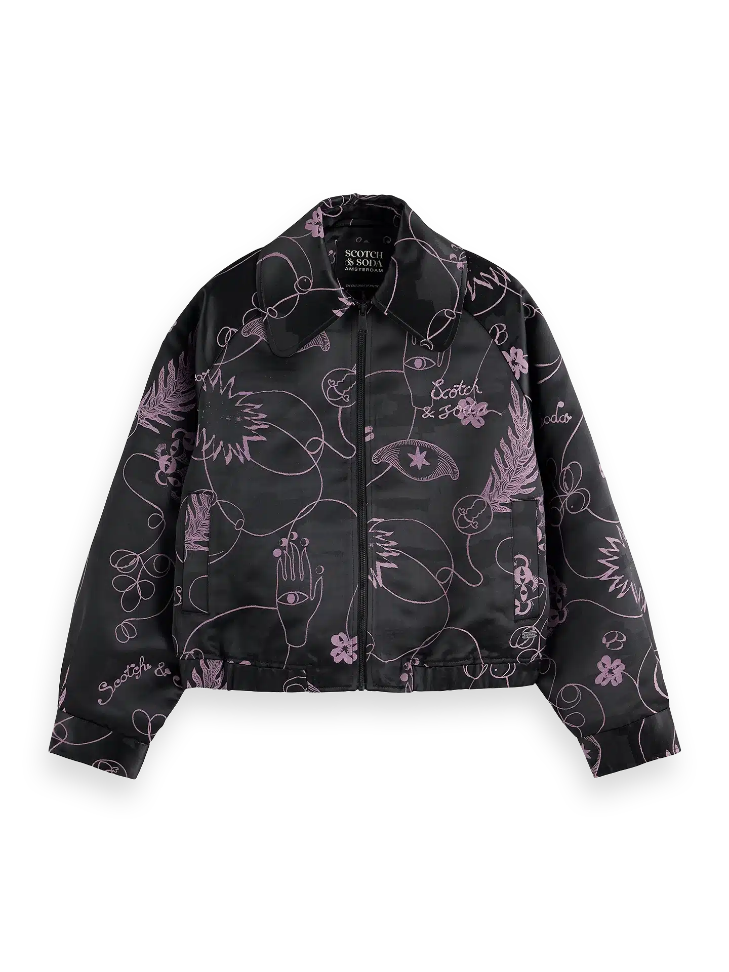 Jacquard Bomber Jacket