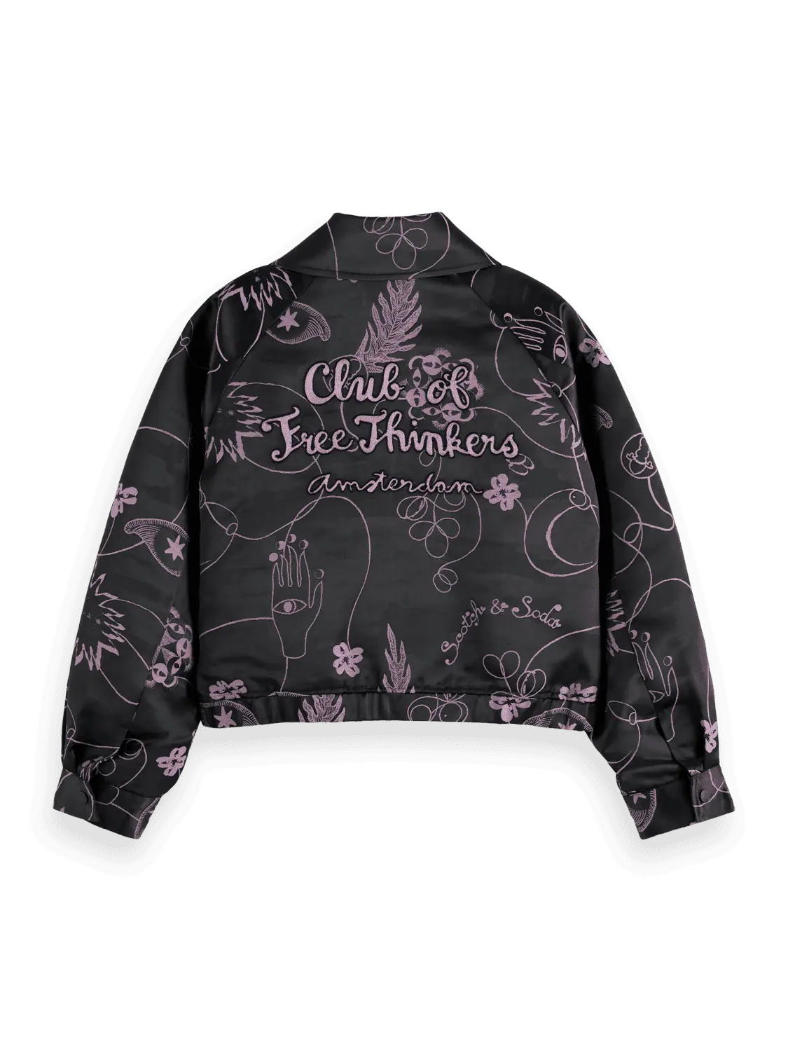 Jacquard Bomber Jacket