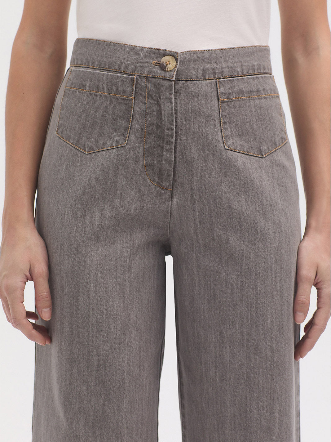 Grey Denim Jeans