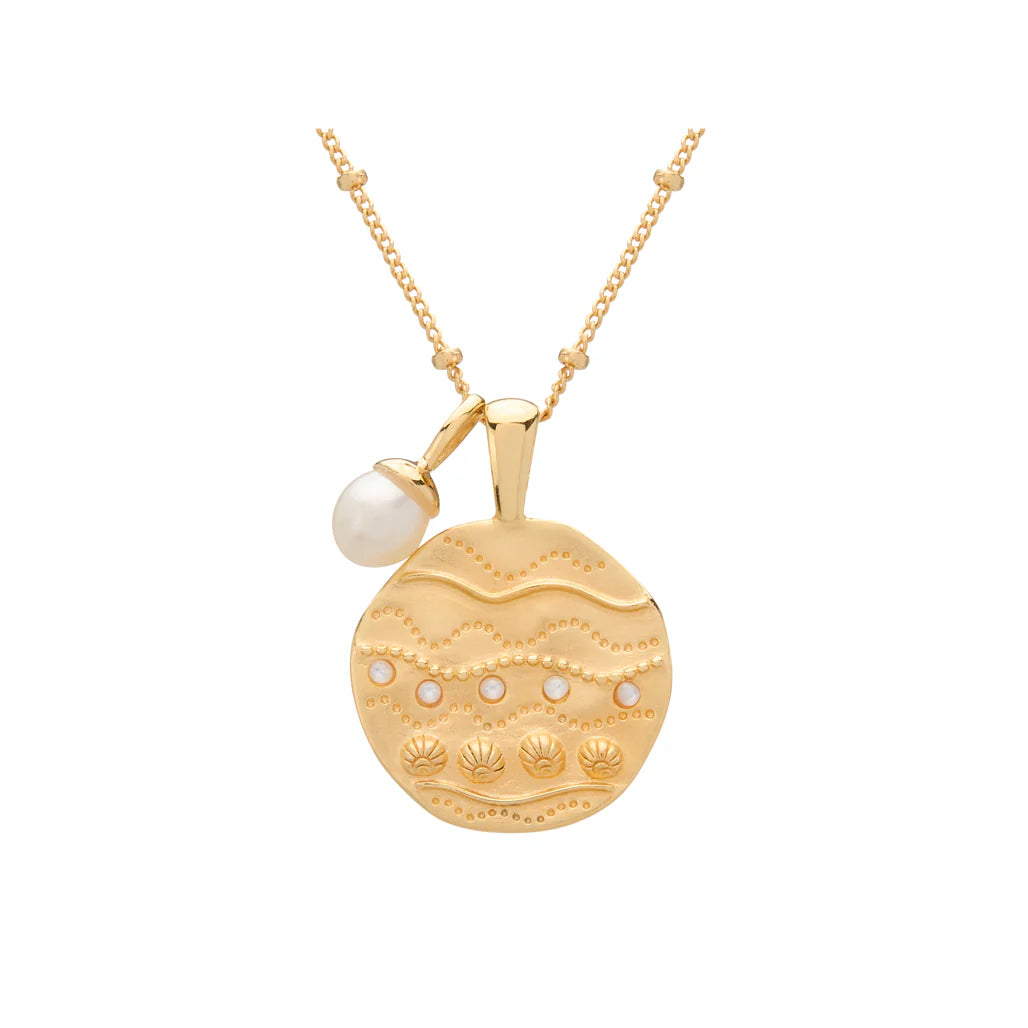 Ocean Dreamer Pendant Necklace | Yellow Gold