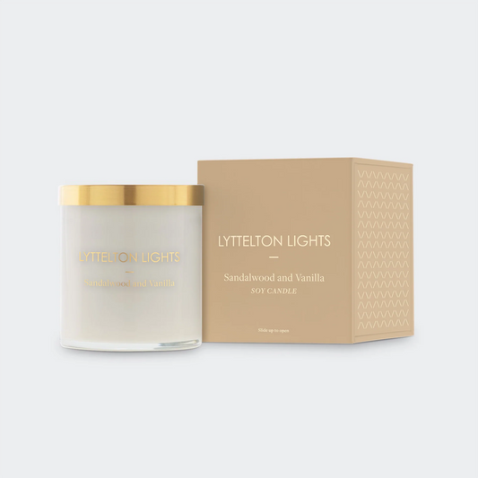 Sandalwood & Vanilla Candle | Medium
