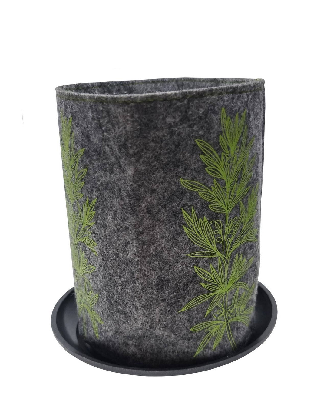 Rosemary Green On Grey Growbag