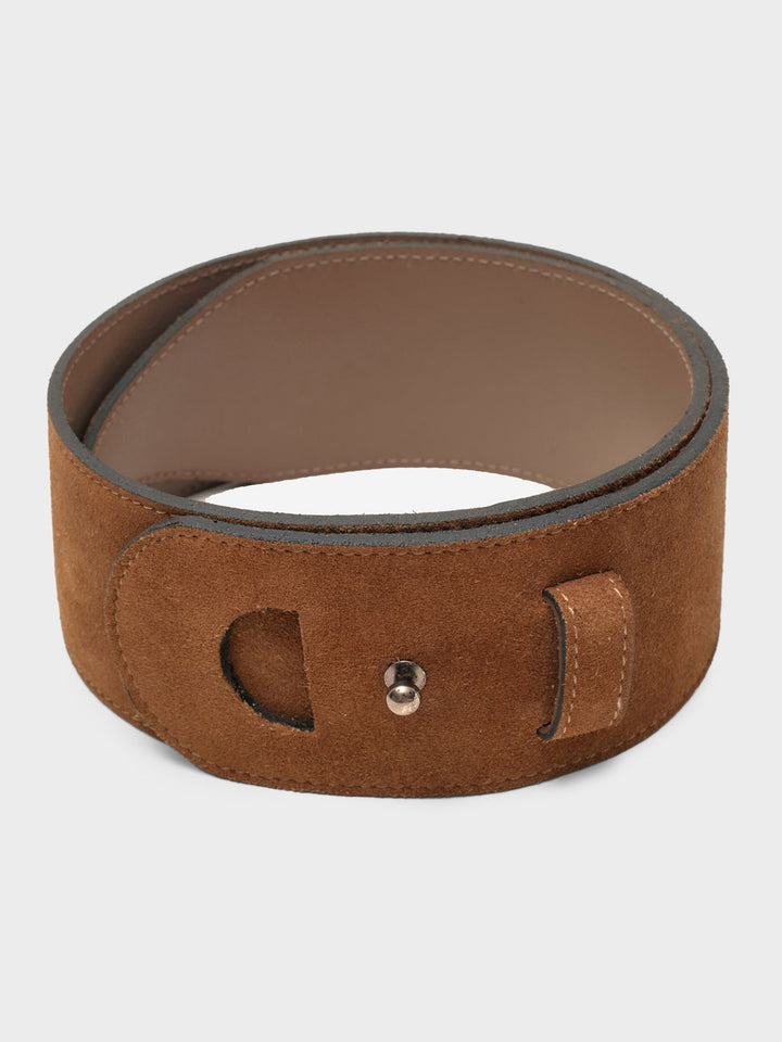 Wide Suede Belt