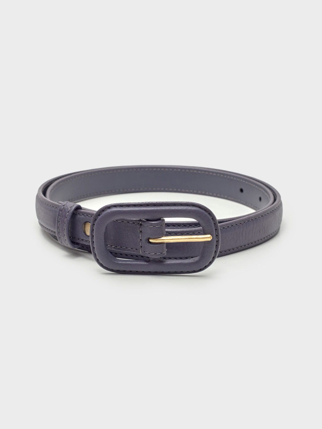Leather Belt with Buckle