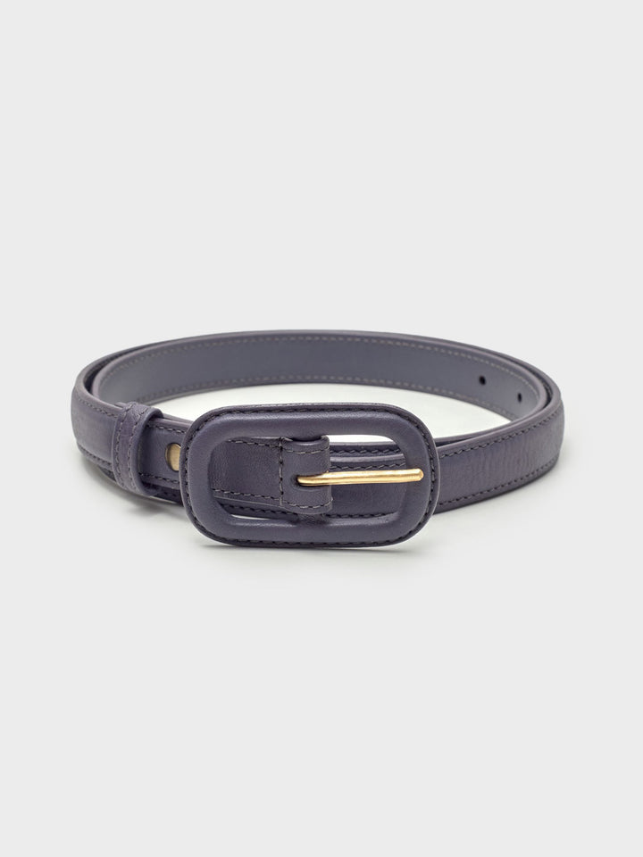 Leather Belt with Buckle
