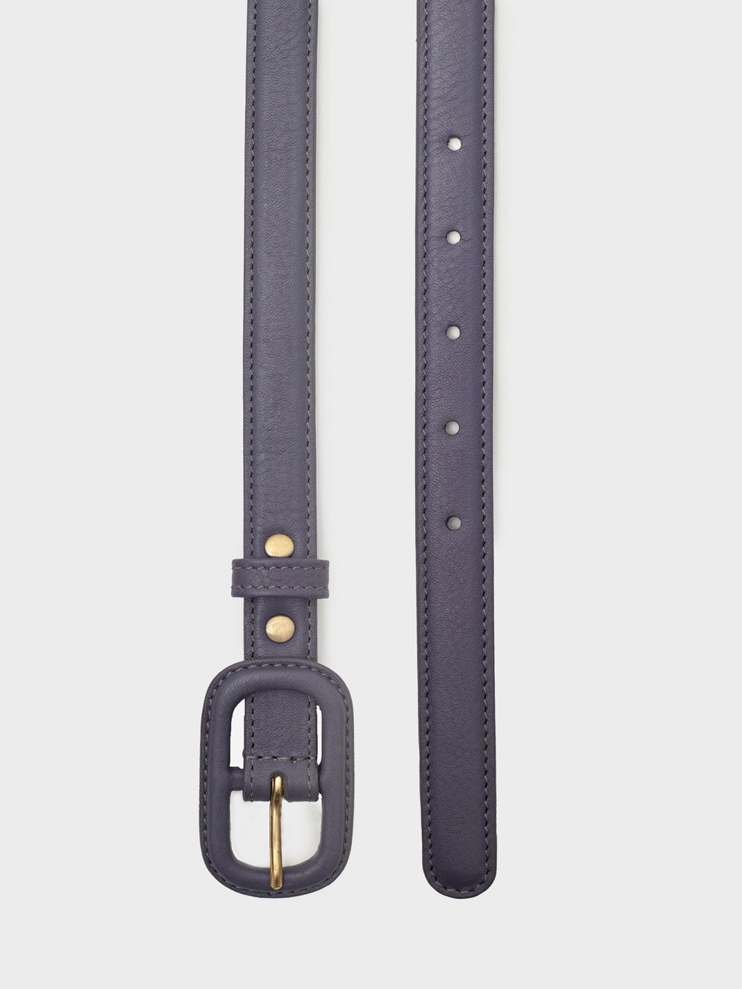 Leather Belt with Buckle