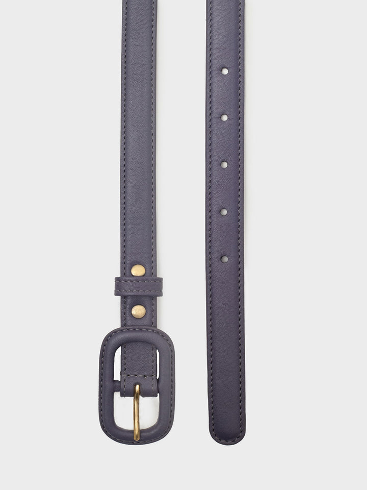 Leather Belt with Buckle