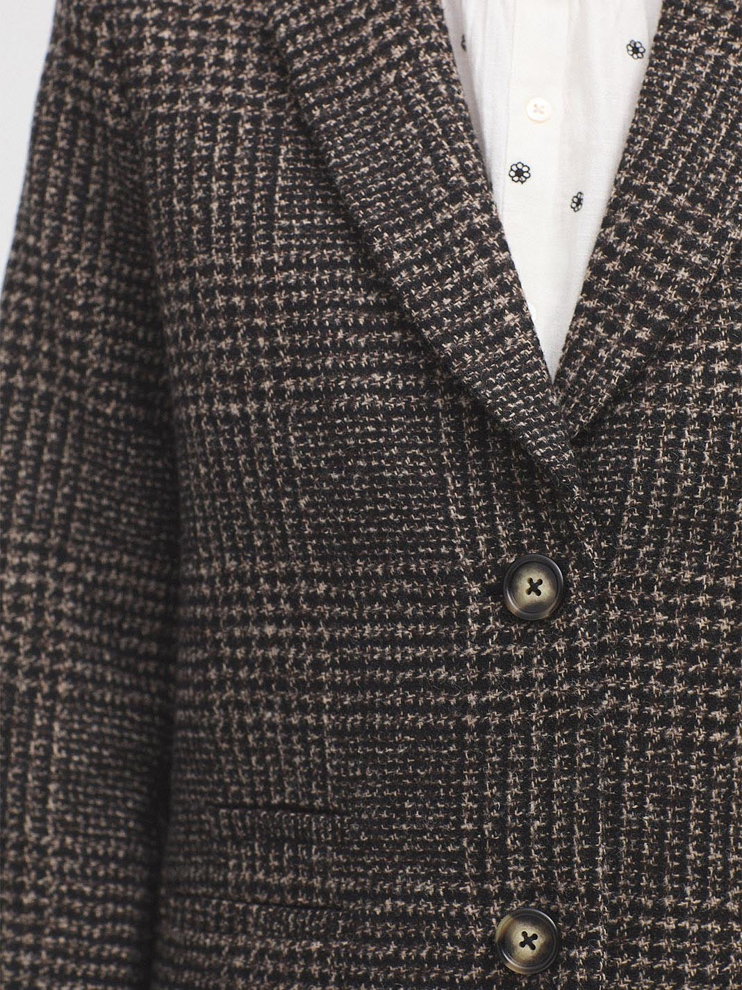 Herringbone Tailored Coat