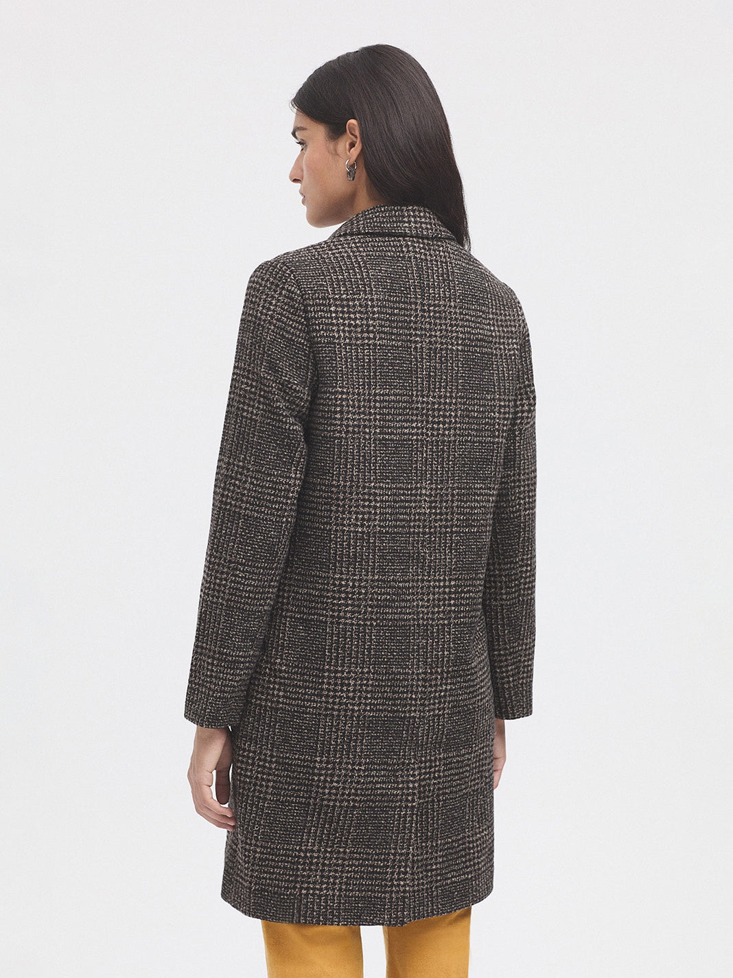 Herringbone Tailored Coat