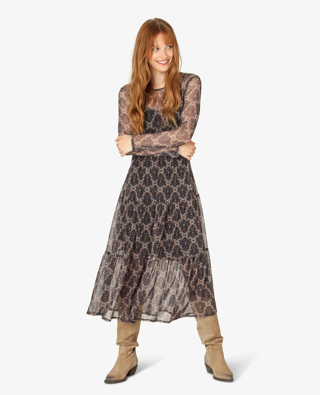 Marta Mesh Dress