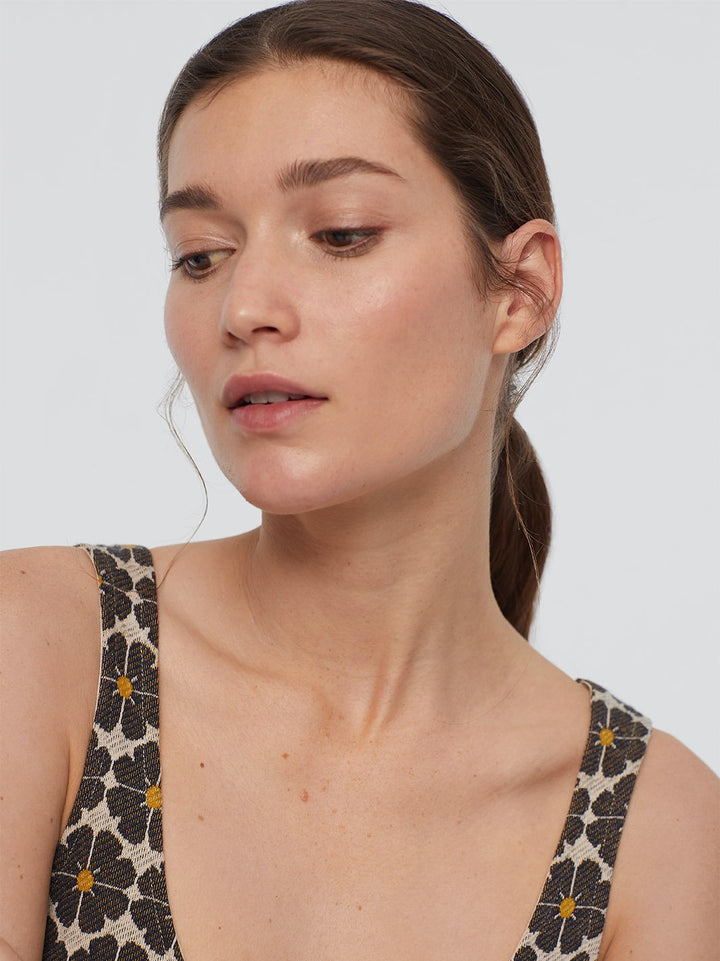 Jacquard Midi Dress