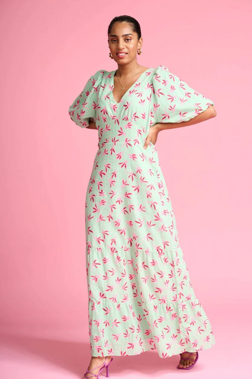 Charley Fly Away Green Dress