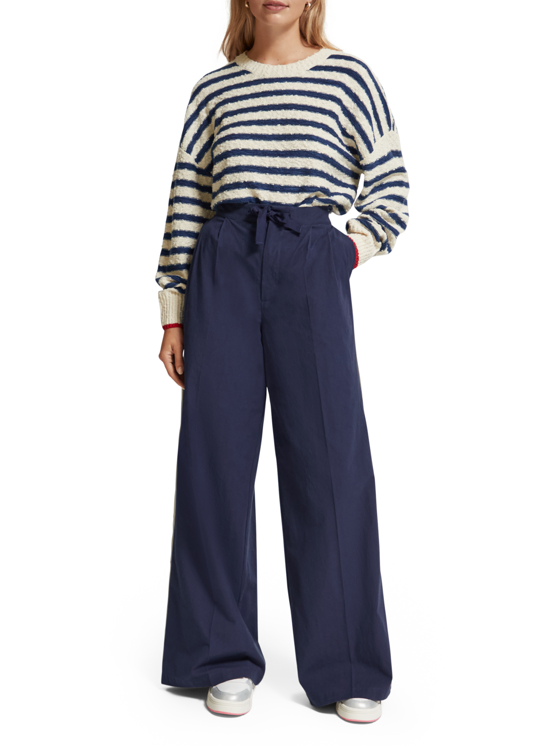 Eleni Wide Leg Nautical Pyjama Pant