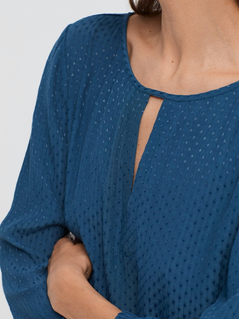 Viscose Top with Opening
