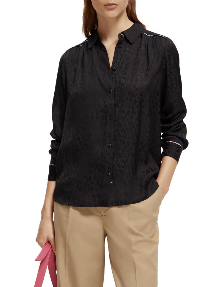 Slim Fit Piped Shirt