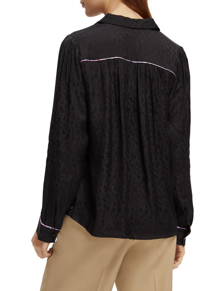Slim Fit Piped Shirt