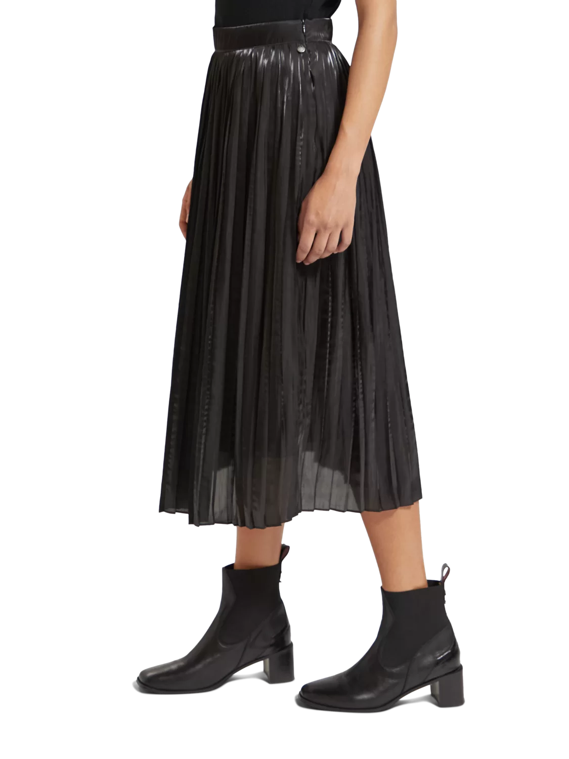 Pleated Maxi Skirt