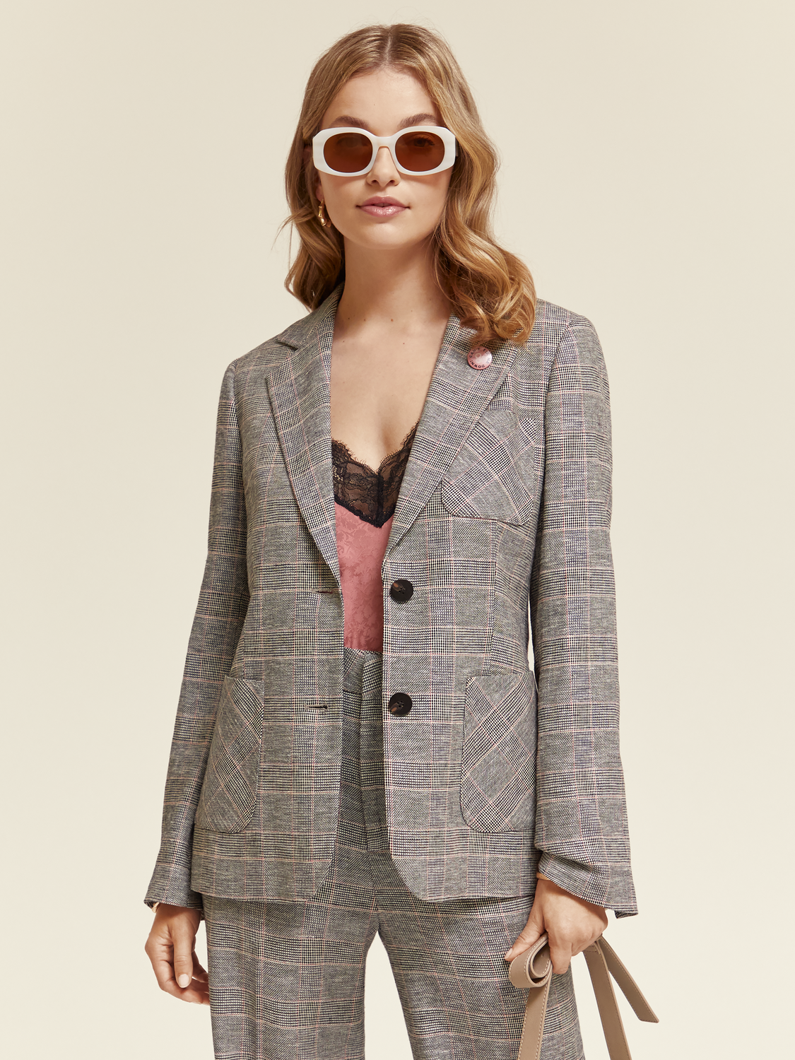 Prince of Wales Check Blazer