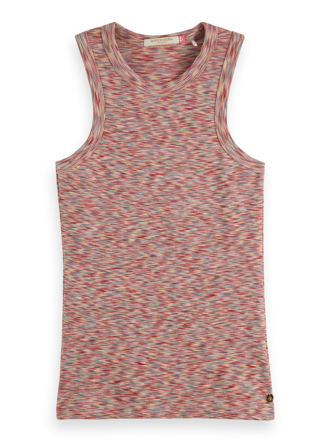 Space Dyed Racer Tank