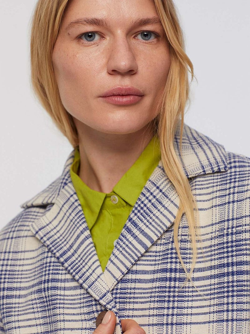 Checked Jacquard Jacket