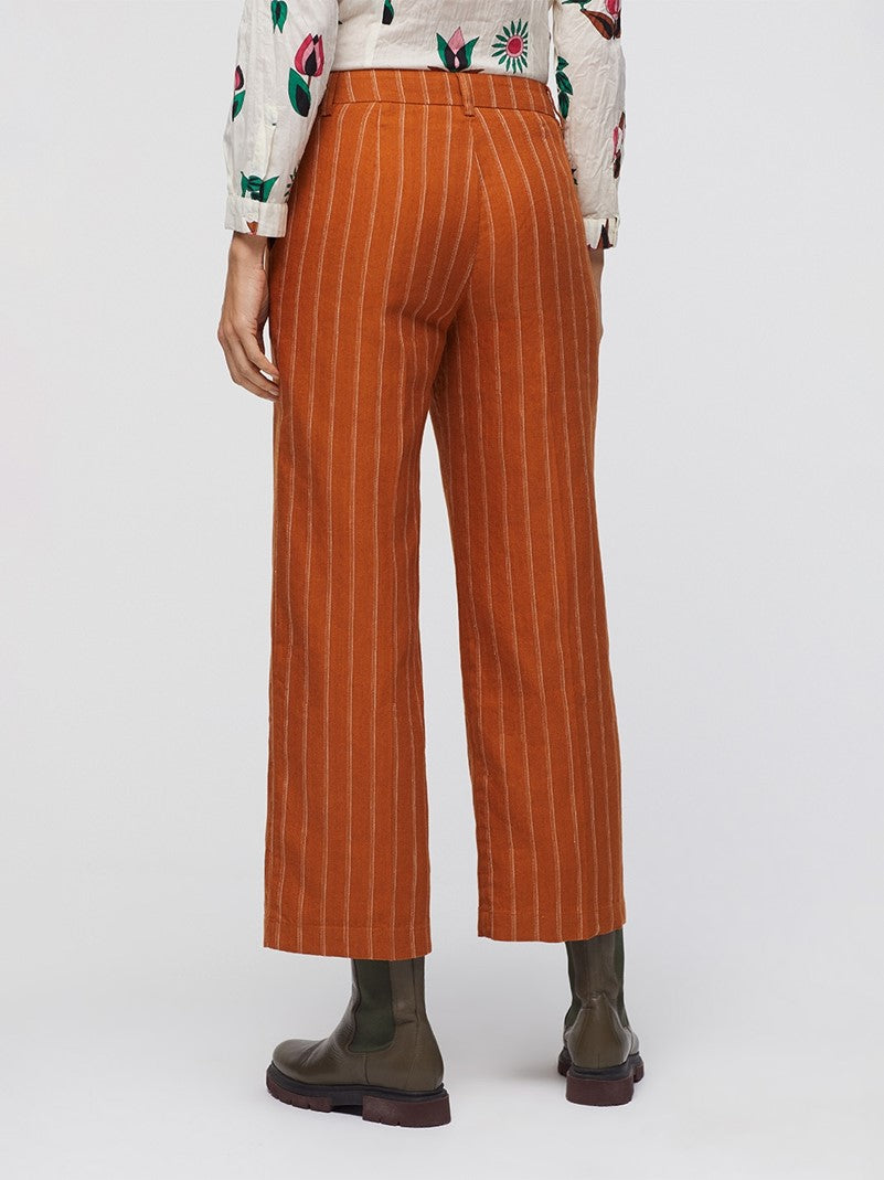 Striped Linen Trousers