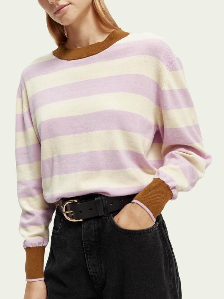 Striped Organic Cotton Pullover