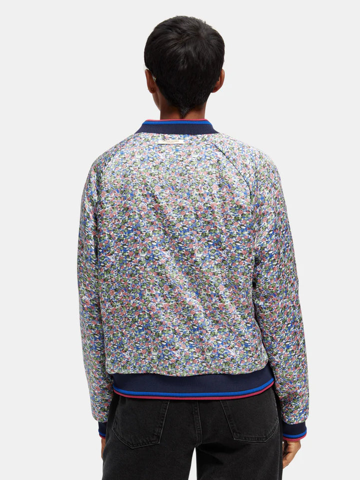 Printed Reversible Padded Bomber Jacket