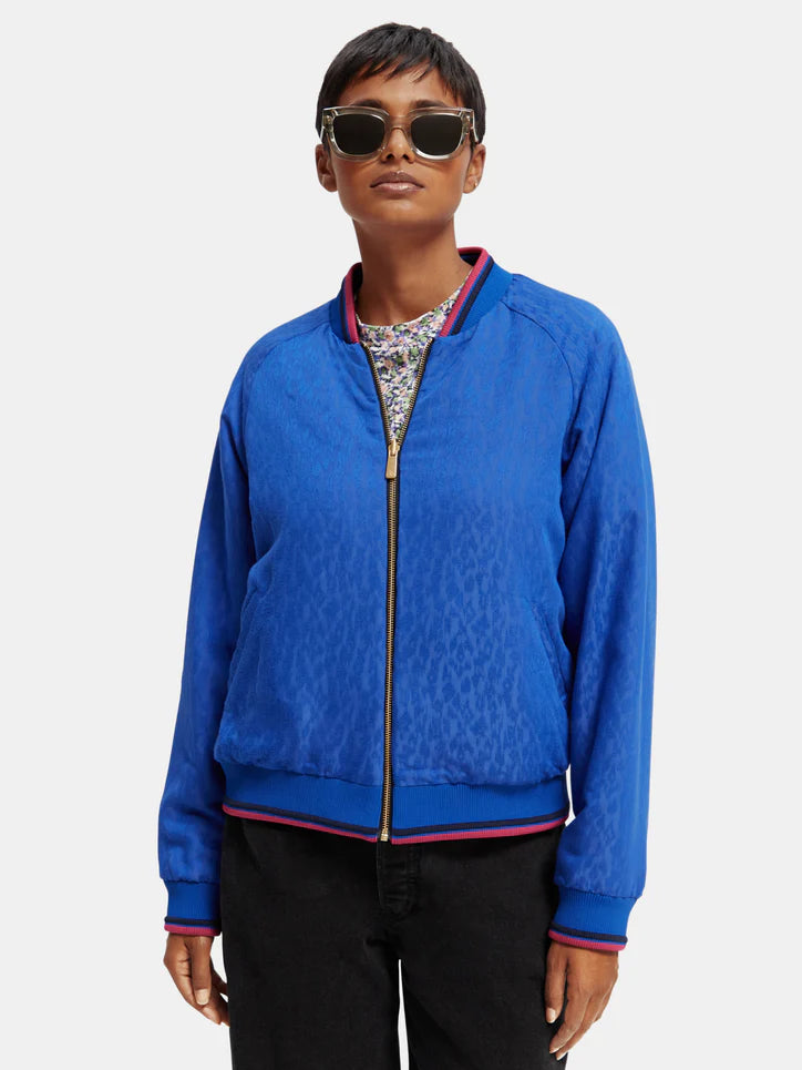 Printed Reversible Padded Bomber Jacket