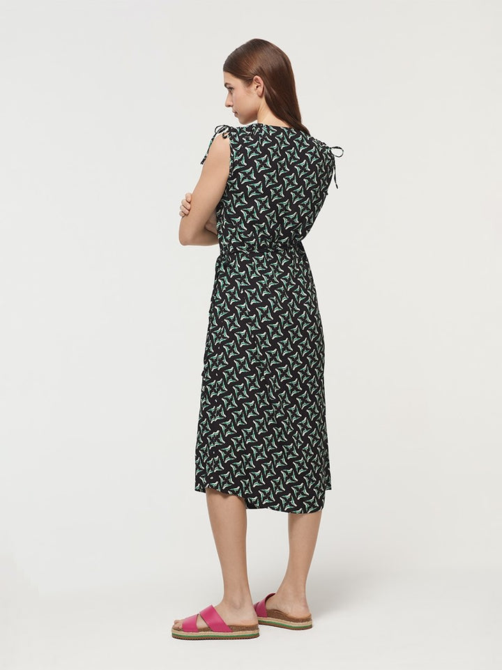 Dove Printed Midi Dress