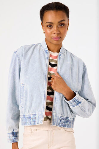 Denim Bomber Jacket