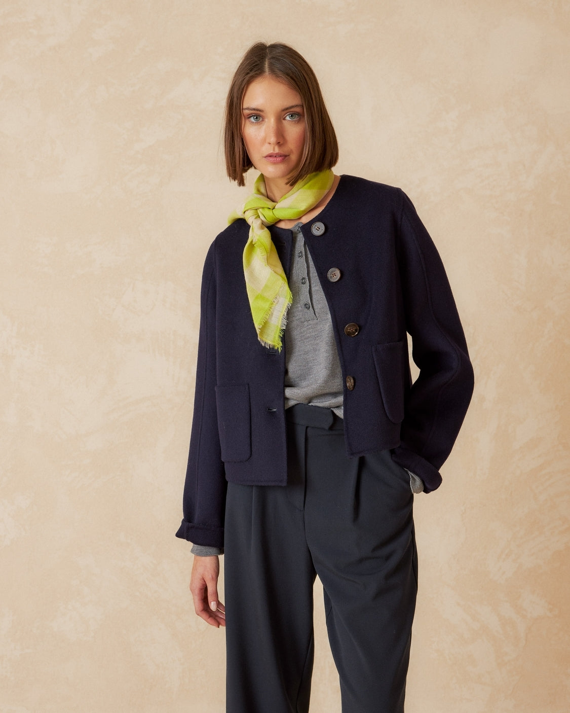 Short Wool Cloth Coat