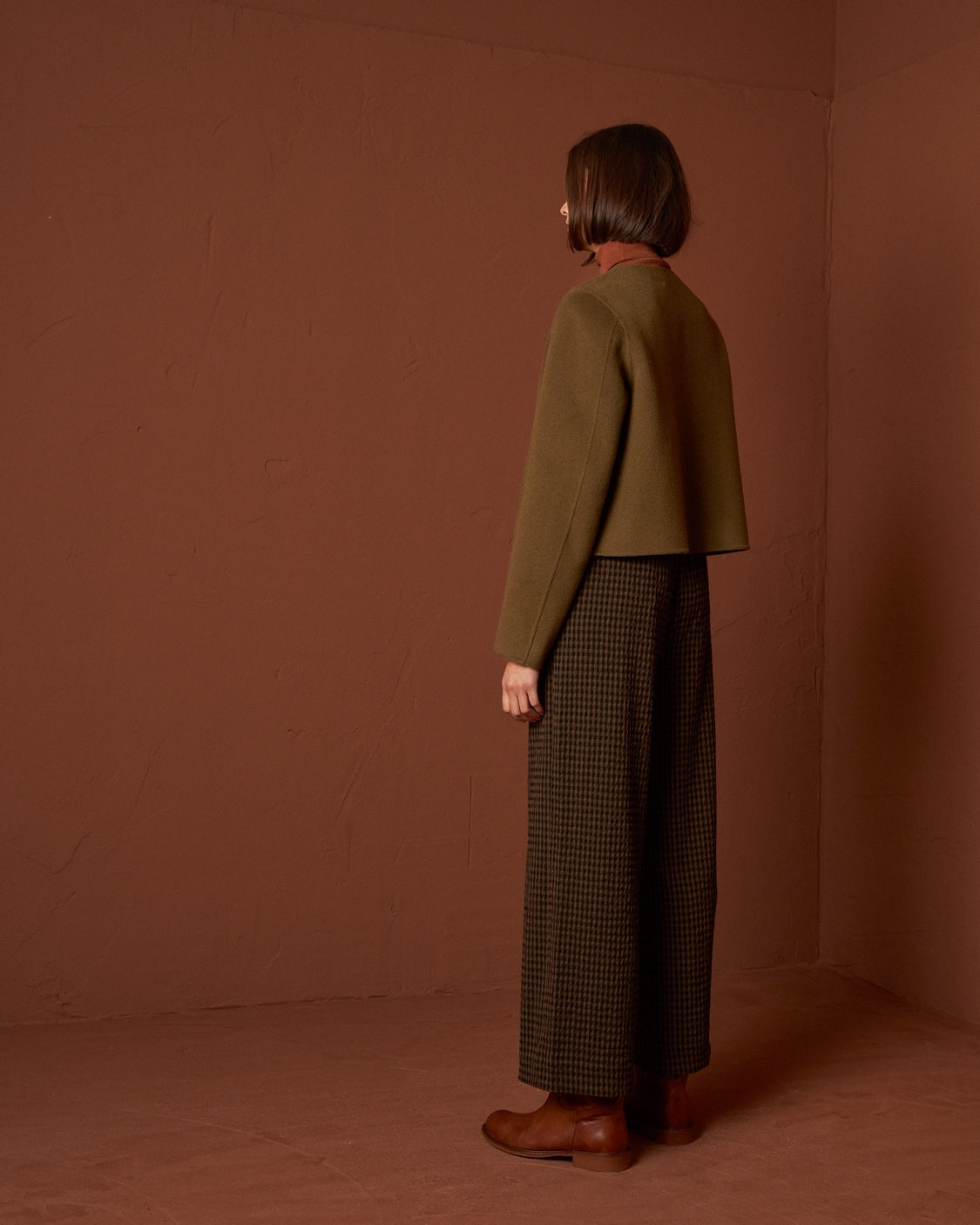 Short Wool Cloth Coat