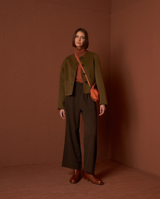 Short Wool Cloth Coat