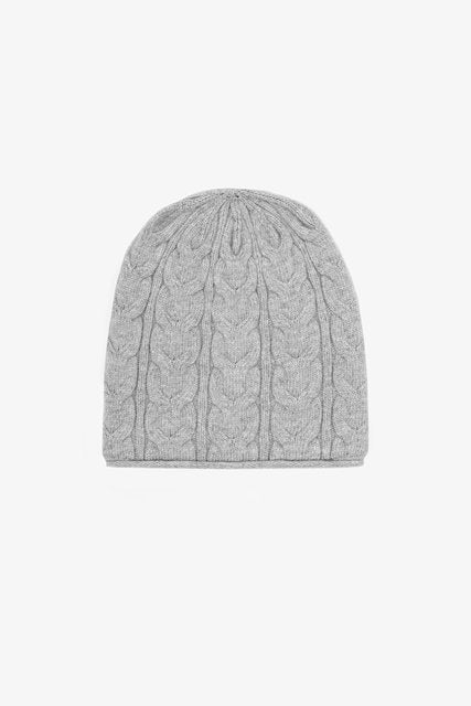Cable Beanie | Grey