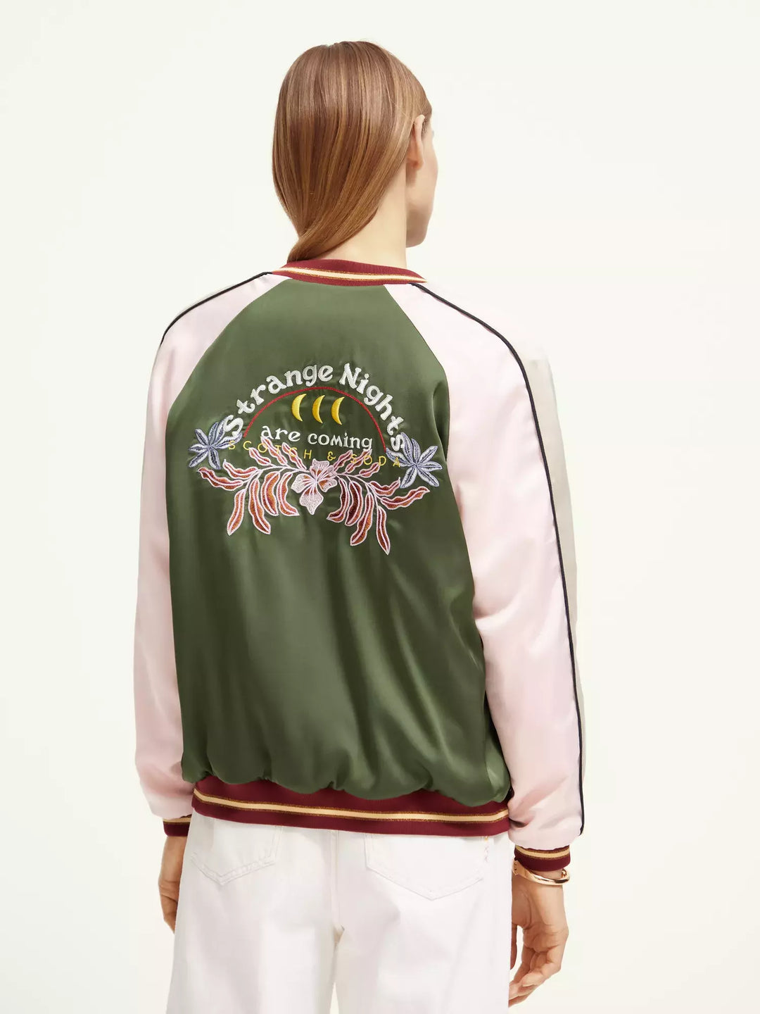 Reversible Embroidered Bomber Jacket Decode Queenstown