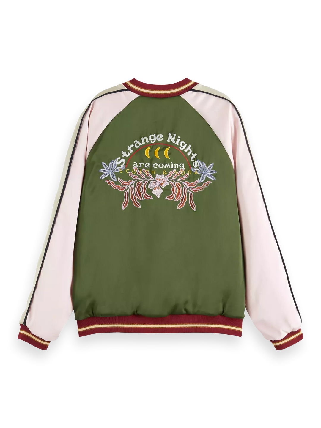Reversible Embroidered Bomber Jacket Decode Queenstown