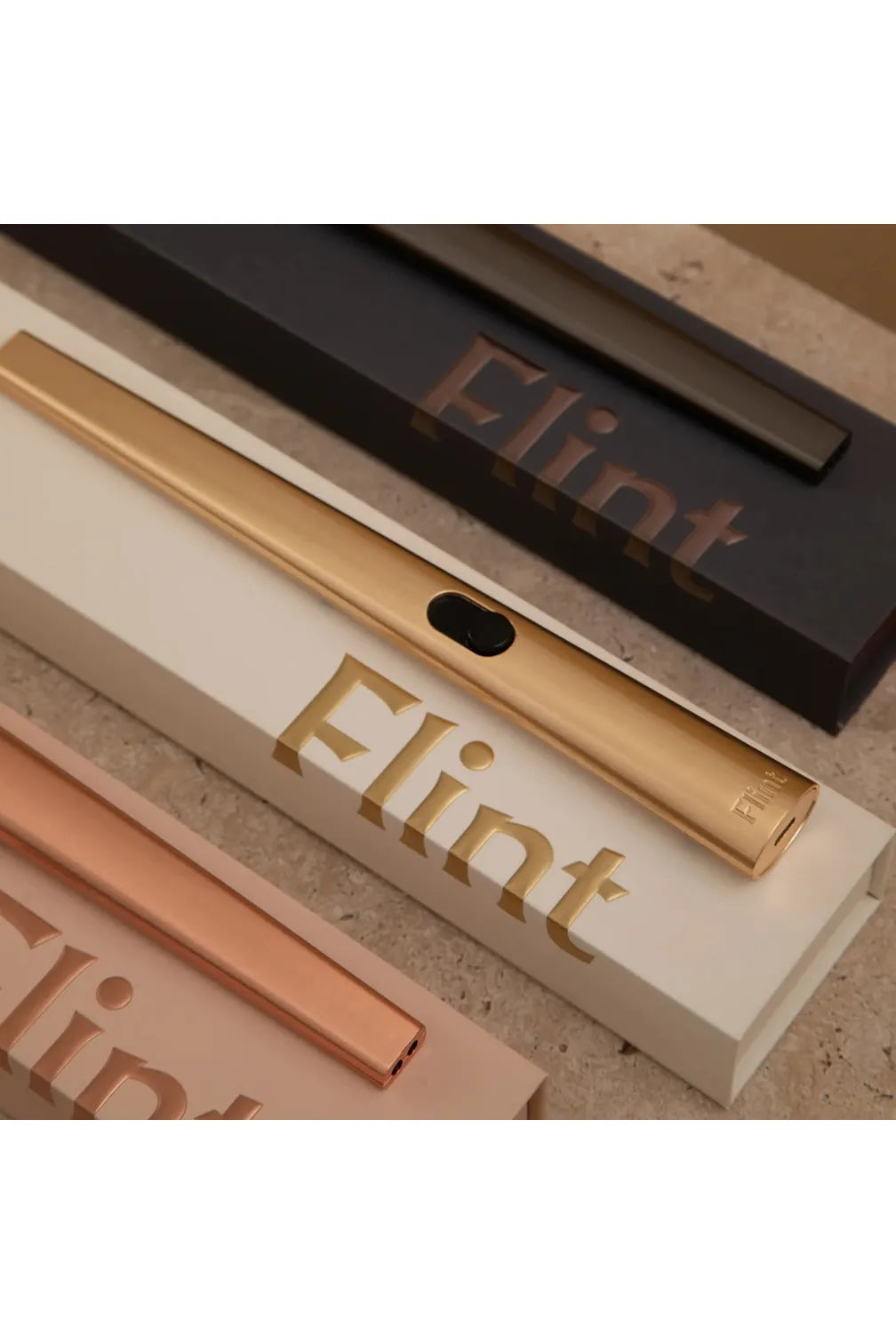 Flint Lighter Rechargeable - Gold