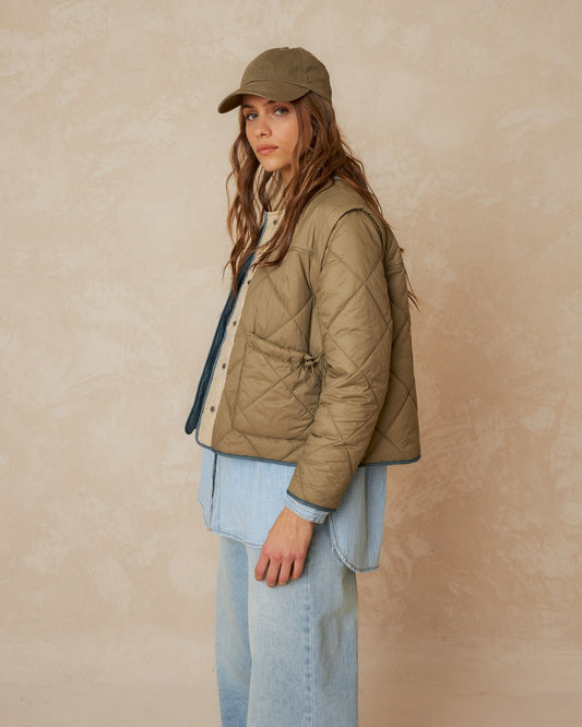 Short Quilted Coat/Vest