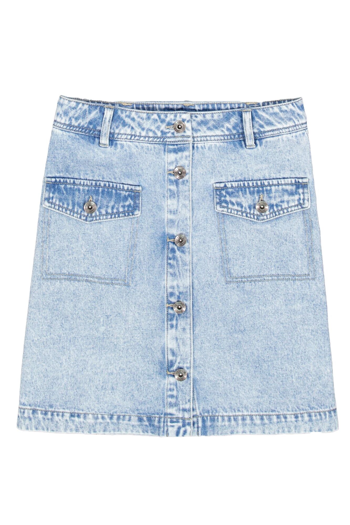 Ladies Mini Denim Skirt